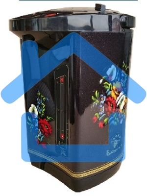 Чайник-термос электрический ВАСИЛИСА ТП5-900(Мощность в режиме кипячения 900Вт. Объем 4,5л. Внутр. емкость из нерж. стали. 3 способа розлива воды. Режим поддержания температуры воды. Защита от перегрева. Функции повторного кипячения и дехлорирования воды.