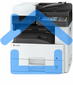 МФУ лазерное Kyocera Ecosys M4132idn (1102P13NL0), A3, ч/б, печ. до 32 стр/мин. (А4) до 17 стр/мин. (А3), скан. до 50 стр/мин., 1200 x 1200 dpi (печать) 600x600dpi (скан.), USB, RJ-45, NFC, Air Print, Mopria