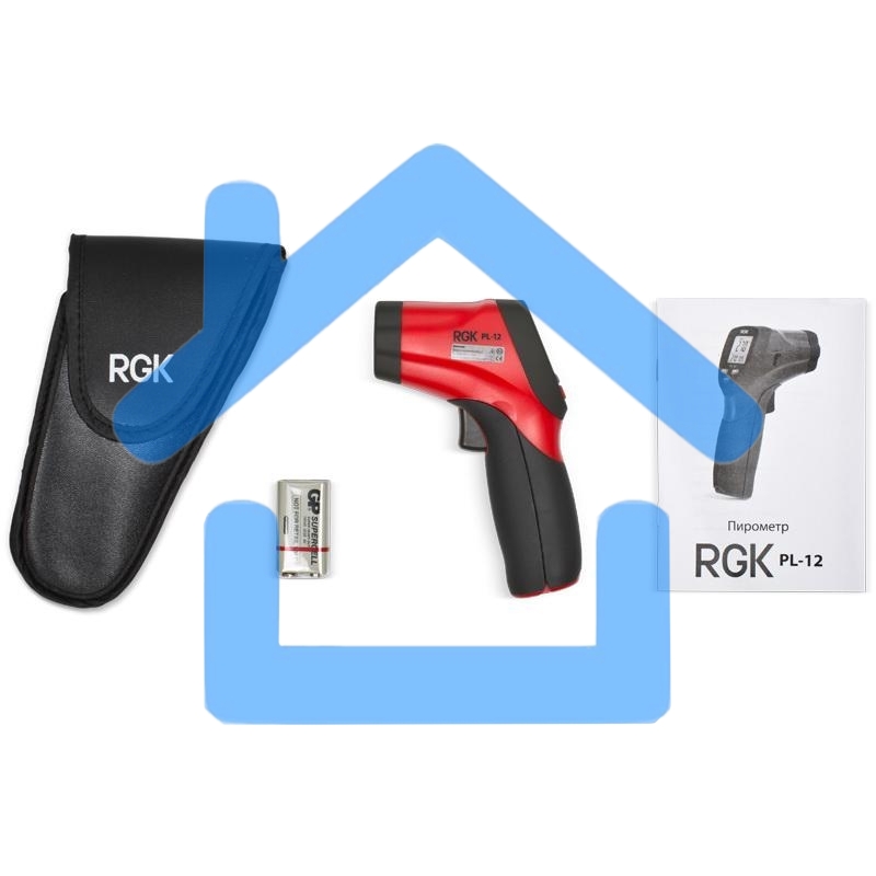 Пирометр (термодетектор) RGK PL-12 -50°C+550°C излучательная способность0.1~1.0 точность±1.0%.