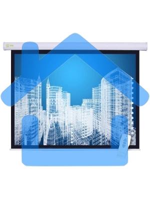 Экран Cactus 152x203см Motoscreen CS-PSM-152x203 4:3 настенно-потолочный рулонный белый (моторизованный привод)