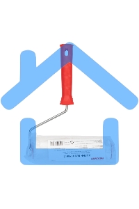 Валик Rexant вспененный пенополиуретан, ширина ролика 180 мм, Ø 42 мм, бюгель 6 мм