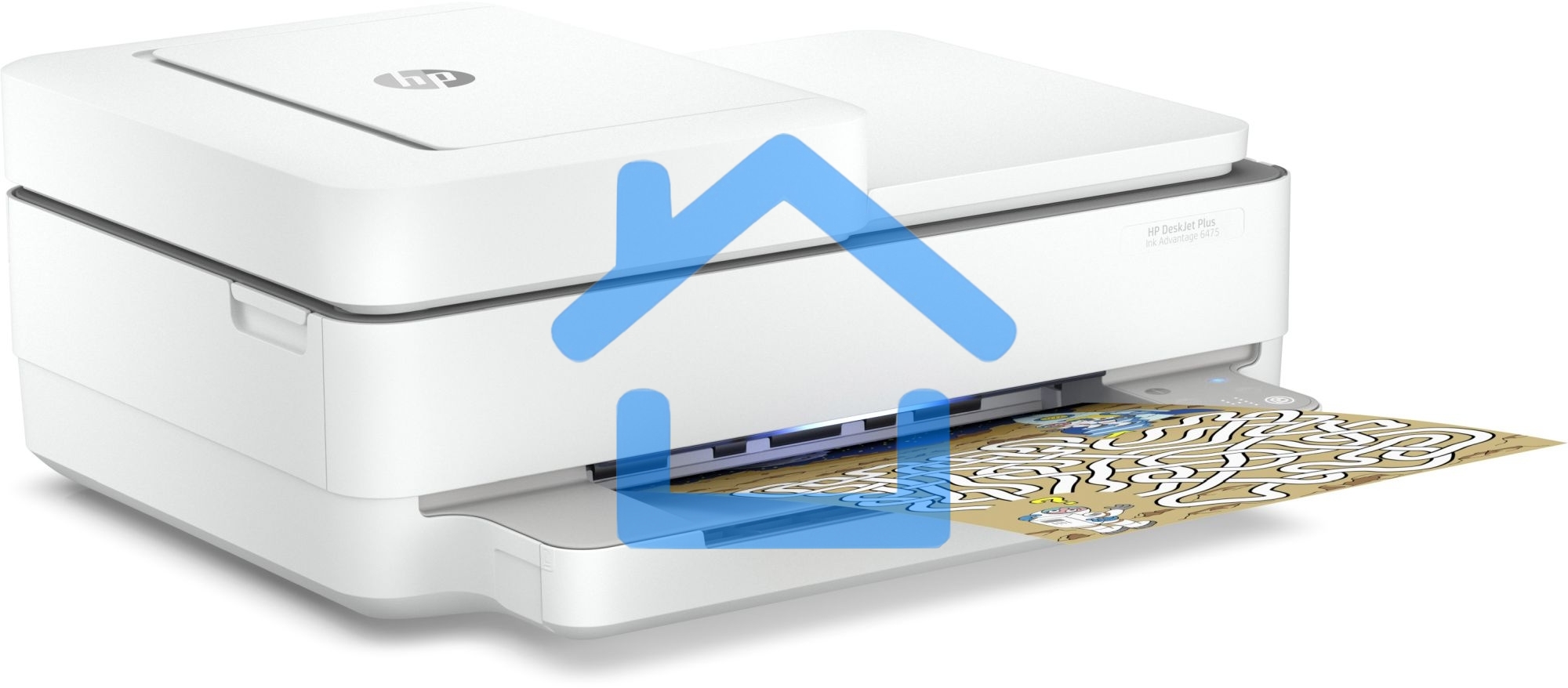 МФУ струйное HP DeskJet Ink Advantage 6475 (5SD78C), A4, цветной, печ. до 20 стр/мин. (ч/б) до 17 стр/мин. (цвет), скан. до 7 стр/мин. (ч/б) 3 стр/мин. (цвет), 1200x1200dpi, USB, Wi-Fi, Air Print