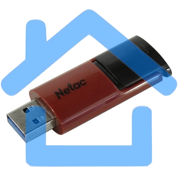Флешка USB R/W Drive Netac U182 Red USB3.0 128Gb, retail version
