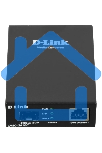 Медиаконвертор D-Link DMC-G01LC/C1A, Media Converter with 1 100/1000Base-T port and 1 100/1000Base-X SFP port.