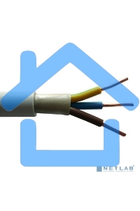 Кабель силовой медный NUM-J 3x1,5 мм², длина 50 метров, ГОСТ 31996-2012, ТУ 3520-015-38229892-2015 Rexant