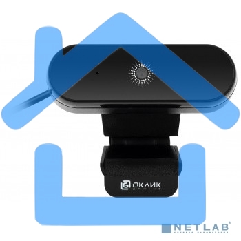 Камера Web Oklick/Оклик OK-C008FH черный 2Mpix (1920x1080) USB2.0 с микрофоном
