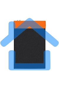 Аккумуляторная батарея ExeGate HR 12-55 (12V 55Ah, болт М6)