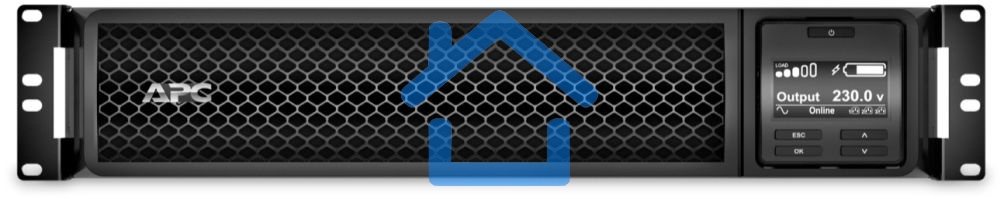 Источник бесперебойного питания APC Smart-UPS SRT, 1000VA/1000W, On-Line, Extended-run, Rack 2U (Tower convertible), черный