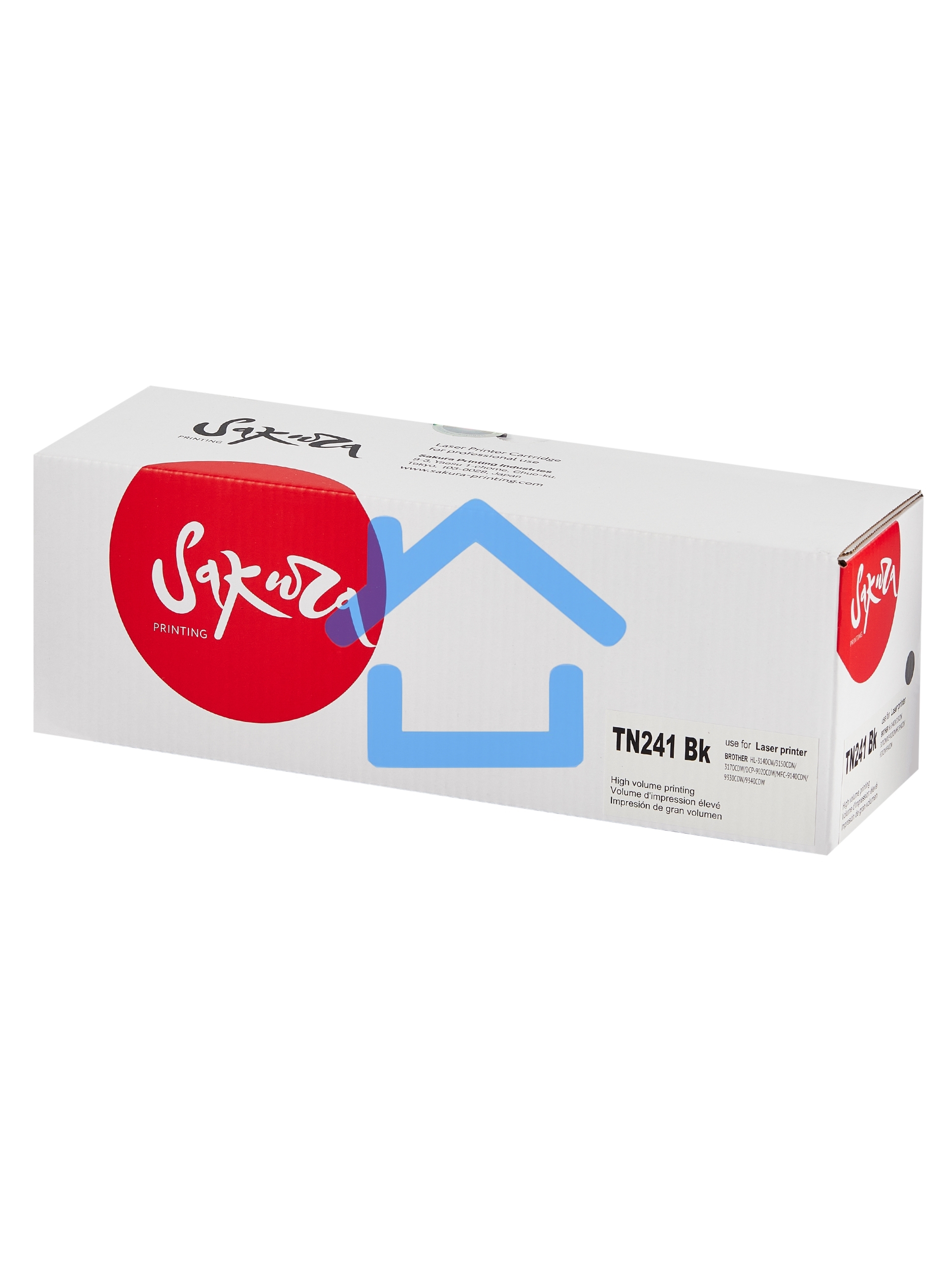 Картридж Sakura TN241Bk для Brother HL-3140CW, HL-3150CDW, HL-3170CDW, DCP-9020CDW, MFC-9140CDN, MFC-9330CDW, MFC-9340CDW черный, 2600 к.