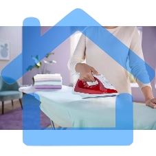 Утюг Philips GC1742/40 2000Вт красный