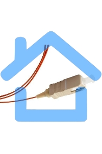 Пигтейл LANMASTER LC/PC, многомодовый OM4, 1.5 м