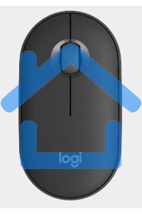 Мышь беспроводная Logitech Pebble M350 графитовый, 1000 dpi, радиоканал, Bluetooth, USB, кнопки - 3