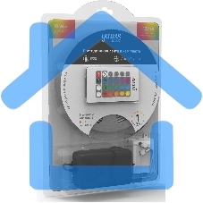 Лента светодиодная Basic в комплекте Gauss 12V 10W/m 700lm/m RGB IP20 LED 3m 1/50