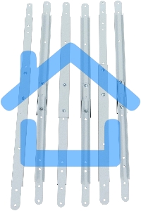 Стойка двухрамная NTSS NTSS-2POR24U/600-1000 24U 550ммx1000мм 600кг серый