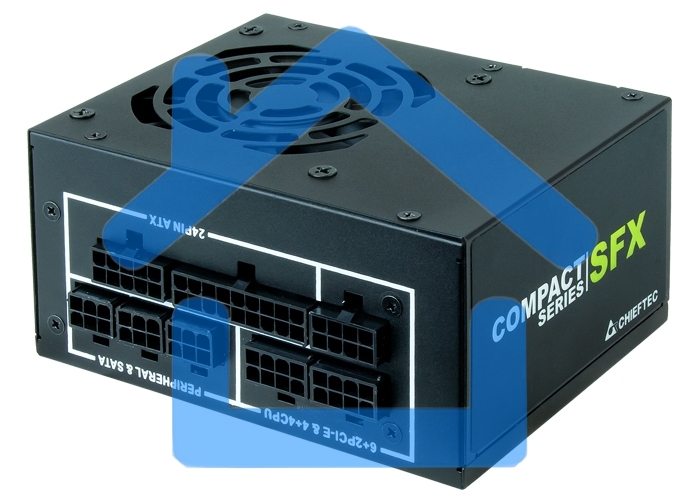 Блок питания Chieftec Compact CSN-550C Retail, 550Вт, 80 PLUS Gold, 80мм, модульный, черный