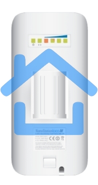 Сетевое оборудование Ubiquiti LocoM5(EU) 802.11a/n, интегрированная антенна 13 дБ (45 * 45 градусов)