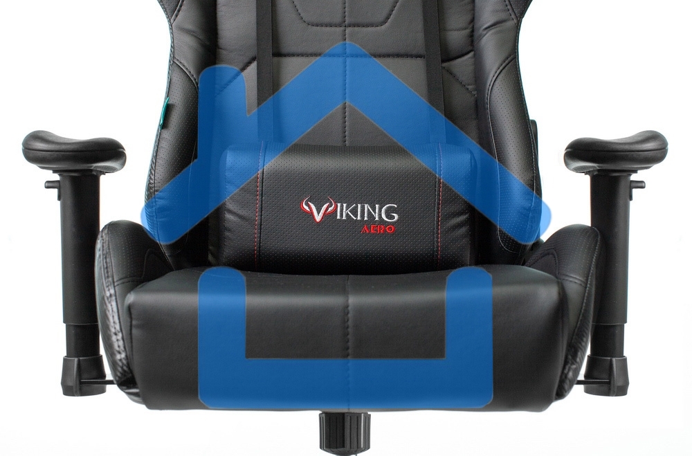 Кресло игровое Бюрократ VIKING 5 AERO BLACK EDITION черный искусственная кожа