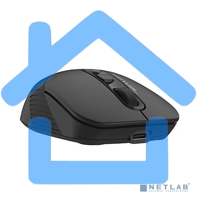 Мышь беспроводная A4Tech Fstyler FB10C черный, 2000 dpi, радиоканал, Bluetooth, USB, кнопки - 4