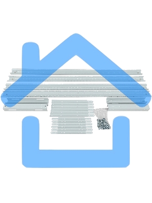 Стойка двухрамная NTSS NTSS-2POR24U/600-1000 24U 550ммx1000мм 600кг серый