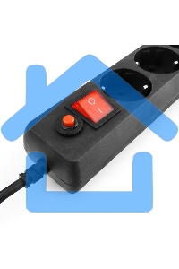 Сетевой фильтр Гарнизон EHB-0 0,5 м 6 розеток черный для UPS