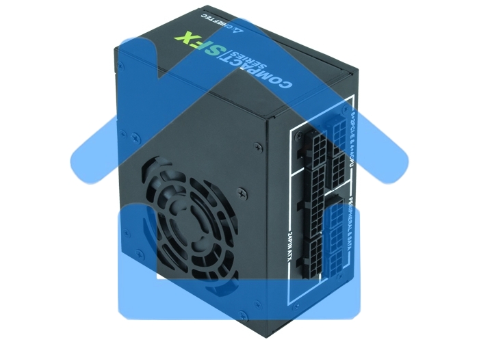 Блок питания Chieftec Compact CSN-550C Retail, 550Вт, 80 PLUS Gold, 80мм, модульный, черный