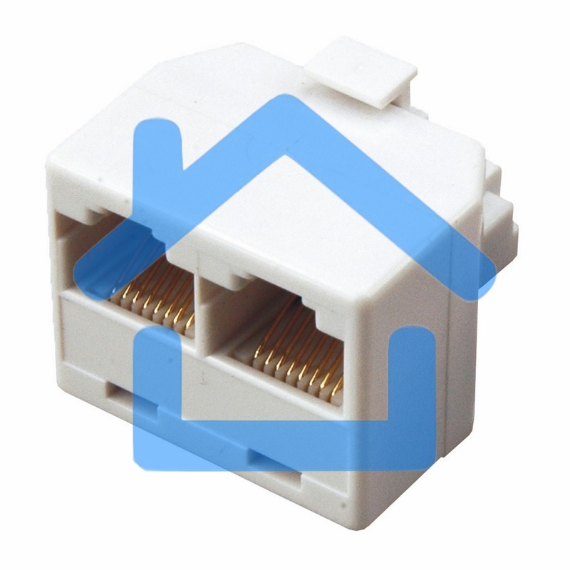 Компьютерный двойник Rexant RJ-45(8P-8C) (штекер - 2 гнезда) Rexant