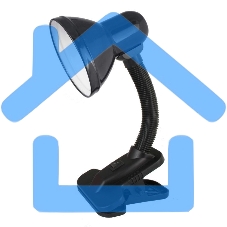 Светильник UF-320P С02 настол. прищепка 230В 60Вт E27 ЛОН черный Ultraflash 12371