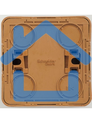 Розетка 1-м ОП Этюд Дача 16А защ. шторки с заземл. бук SchE PA16-004T