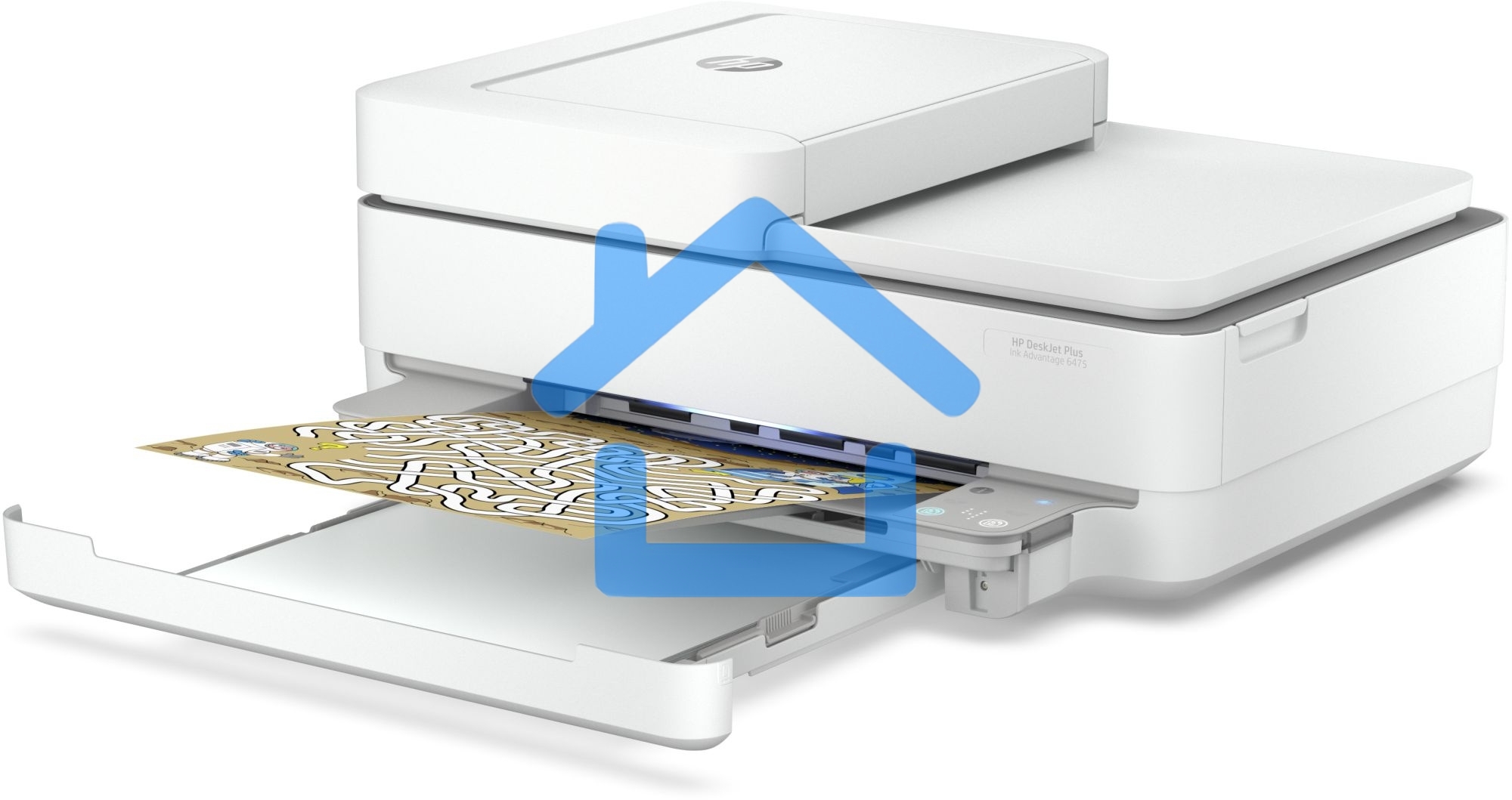 МФУ струйное HP DeskJet Ink Advantage 6475 (5SD78C), A4, цветной, печ. до 20 стр/мин. (ч/б) до 17 стр/мин. (цвет), скан. до 7 стр/мин. (ч/б) 3 стр/мин. (цвет), 1200x1200dpi, USB, Wi-Fi, Air Print