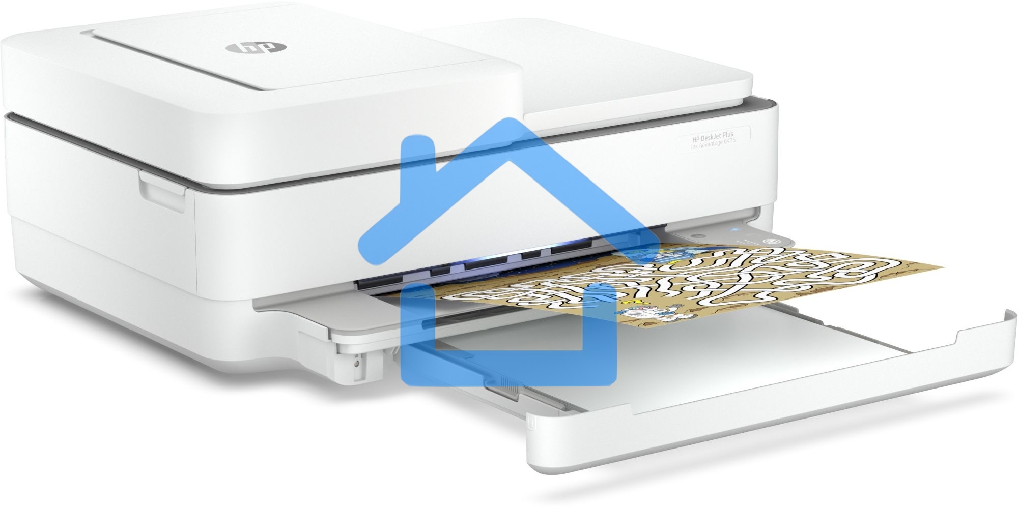 МФУ струйное HP DeskJet Ink Advantage 6475 (5SD78C), A4, цветной, печ. до 20 стр/мин. (ч/б) до 17 стр/мин. (цвет), скан. до 7 стр/мин. (ч/б) 3 стр/мин. (цвет), 1200x1200dpi, USB, Wi-Fi, Air Print