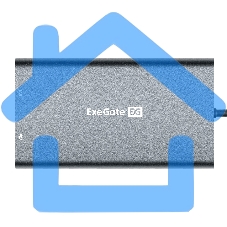 Док-станция ExeGate EX293985RUS DUB-31C/MAX (кабель-адаптер USB Type-C --> 3xUSB3.0 + Card Reader + PD 100W + HDMI 4K@30Hz + VGA + Audio + Lan RJ45 10/100/1000Mb, Plug&Play, серый)