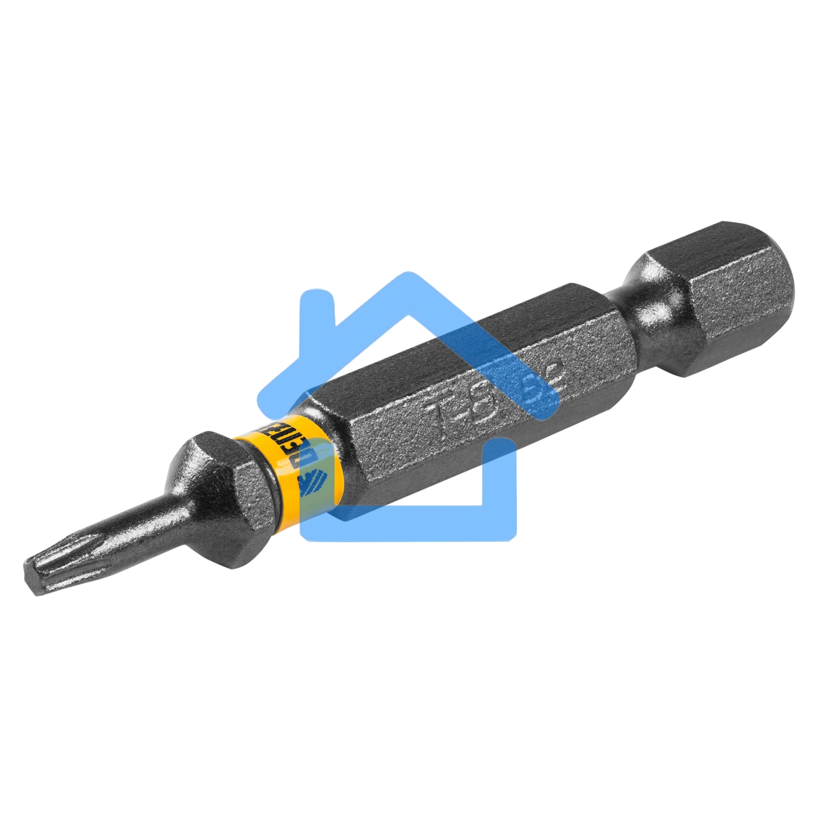 Набор бит TORX 8х50, сталь S2, шестигранный профиль, 10 шт. Denzel