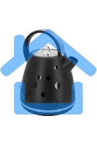 Чайник электрический Maunfeld MFK-647BK черный с хромированными элементами