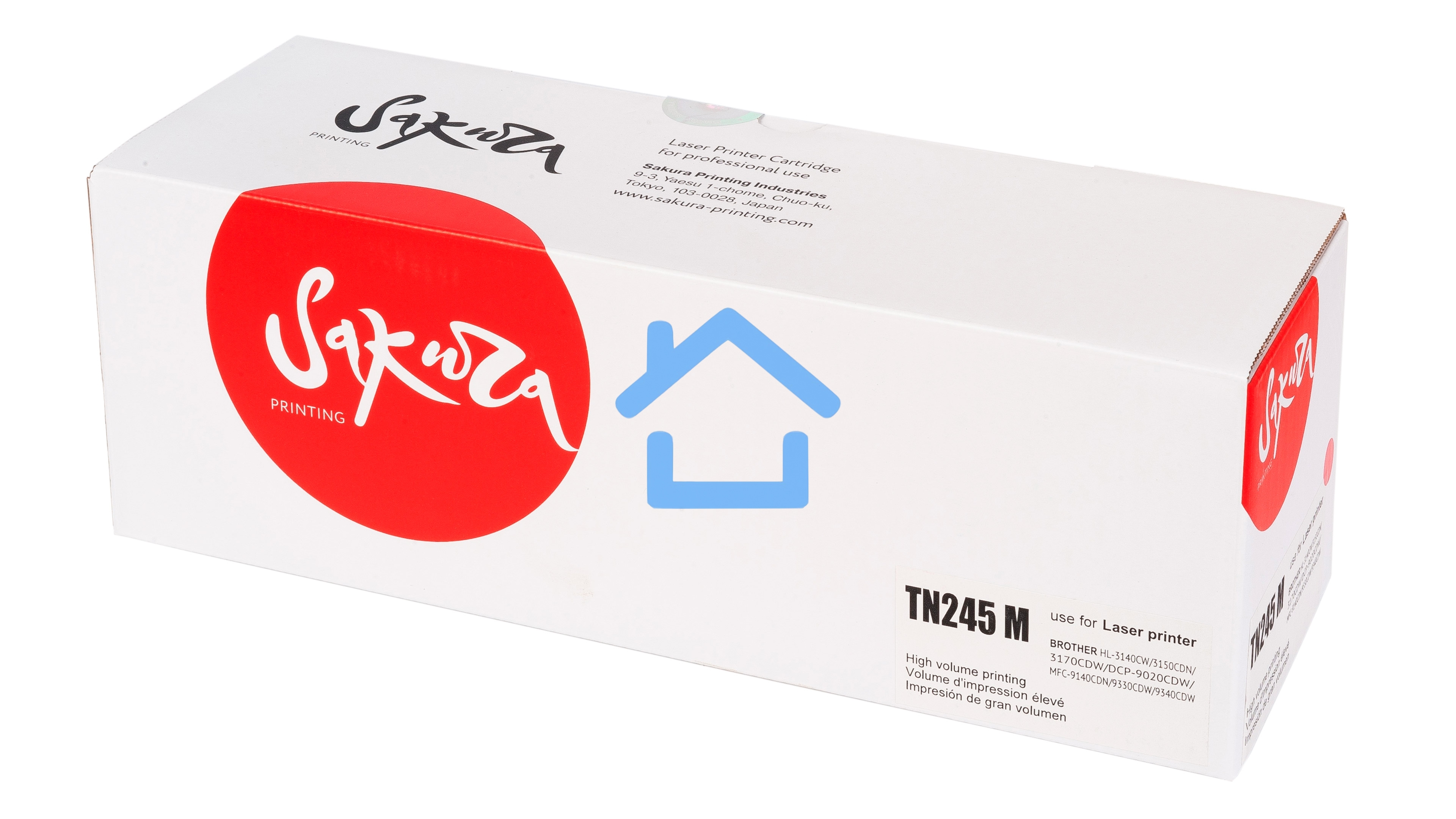 Картридж Sakura TN245М для Brother HL-3140/3150/3170, DCP-9020, MFC-9140/9330/9340, пурпурный, 2 200к.