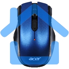 Мышь беспроводная Acer OMR031 черный/синий, 1600 dpi, радиоканал, USB, кнопки - 4