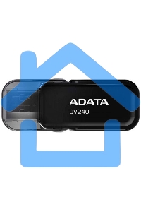 Флешка USB ADATA UV240 (AUV240-32G-RBK), 32 Gb, USB 2.0, R/W 15/5, черный