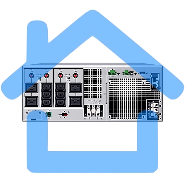 Источник бесперебойного питания UPS CyberPower OL8KERTHD Online 8000VA/8000W USB/RS-232/Dry/EPO/SNMPslot/BM/ENV/RJ11/45/ВБМ (6 IEC С13, 1 IEC C19, terminal)