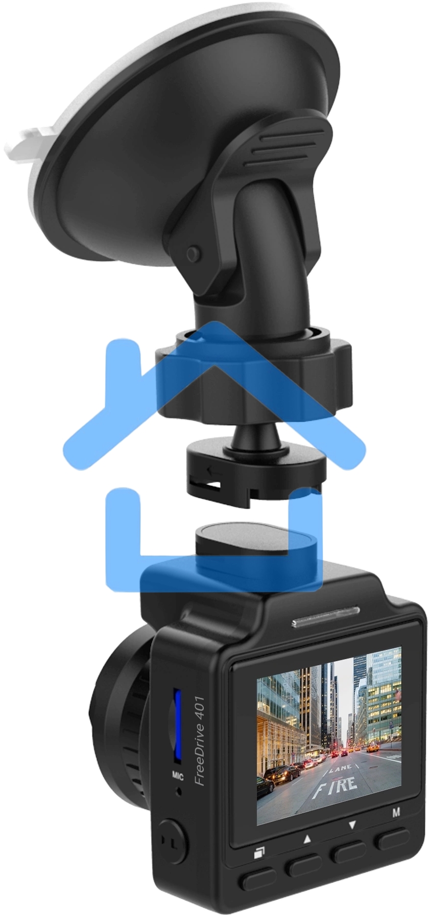 Видеорегистратор Digma FreeDrive 401 черный 4Mpix 2160x3840 2160p 170гр. NTK96675