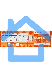 Комплект клавиатура + мышь Defender Skyline 895 Nano W (белый) Кл:104, 1000/1500/2000dpi