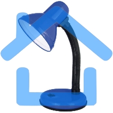 Светильник UF-301P С06 настол. 230В 60Вт син. Ultraflash 12369