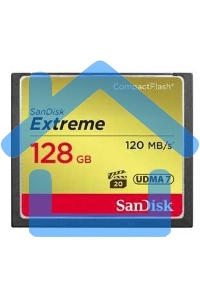 Флеш карта CF 128Gb SanDisk Extreme 120Mb/s