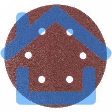 Круг абразивный Matrix на ворсовой подложке под 