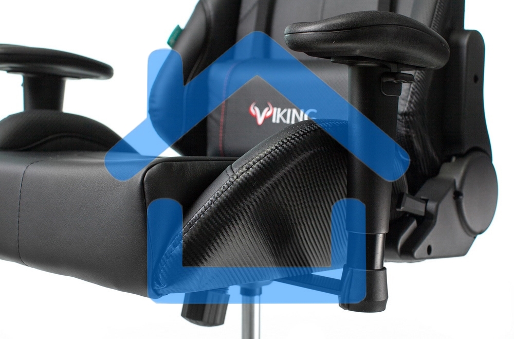 Кресло игровое Бюрократ VIKING 5 AERO BLACK EDITION черный искусственная кожа