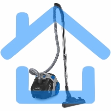 Пылесос Zelmer 81105001T черный/синий, 900 Вт, уборка сухая, пылесборник контейнер 3.5 л