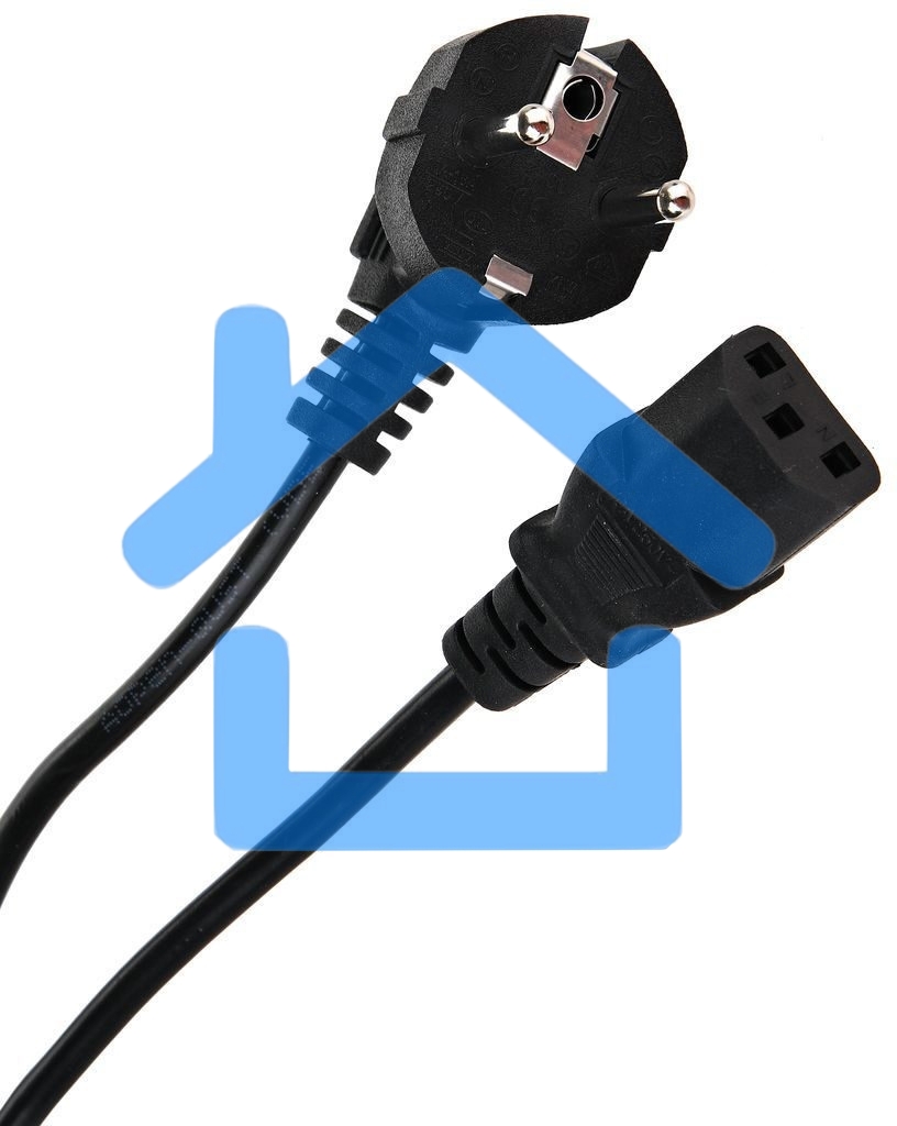 Кабель компьютер-розетка Aopen 1.8метра 220V (EURO) VDE 3G*0,5mm2 QUST ACE021-1.8M