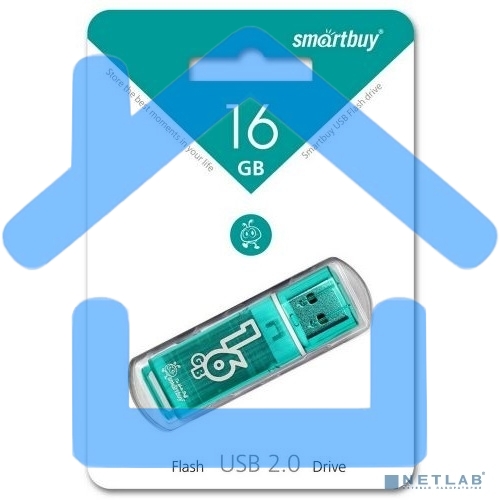 Флешка USB R/W SmartBuy 16Gb SmartBuy Glossy series Green
