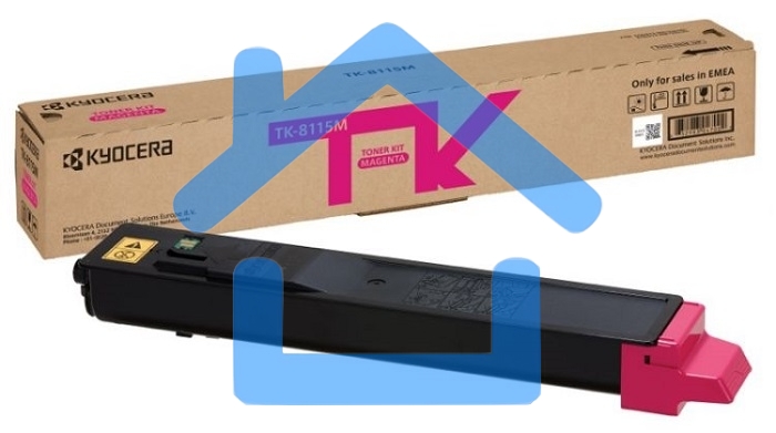 Картридж лазерный Kyocera TK-8115M (1T02P3BNL0) пурпурный для M8124cidn/M8130cidn 6000 стр.