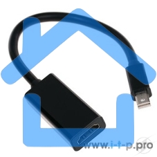 Переходник miniDisplayPort - HDMI, Cablexpert A-mDPM-HDMIF-02, 20M/19F, кабель 15см, черный, пакет