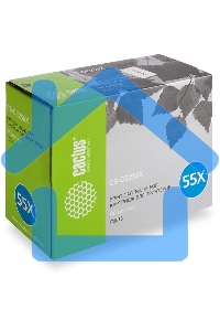 Картридж лазерный CACTUS CS-CE255X/XS черный (12500 стр.) для HP LaserJet P3015