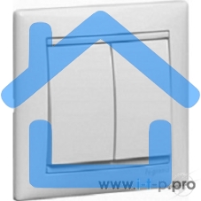 Переключатель Legrand 774408 2напр 2клав 10A Valena белый